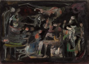 Alfred Aberdam (1894 Lwów - 1963 Paryż), Spotkanie, 1955