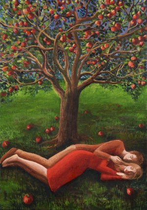 Katarzyna KARPOWICZ (ur. 1985), Pod jabłonią, 2017
