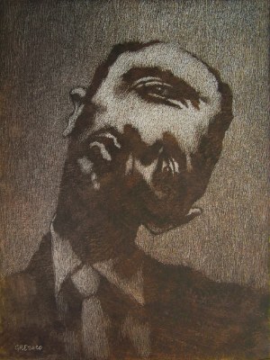 Zbigniew (GRE) GRĘZIAK (ur. 1963), Inteligent - z cyklu: Gorszy Sort, 2020