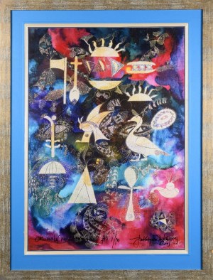 Jan Kanty PAWLUŚKIEWICZ (ur. 1942), Z cyklu: Vive les hieroglyphes, 2005