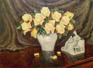 Władysław BOROWICKI (1909-1997), Żółte róże