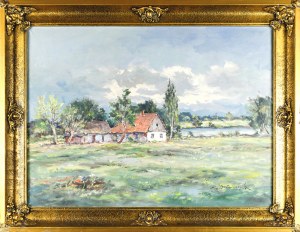 Eugeniusz DZIERŻENCKI (1905-1990), Pejzaż wiejski