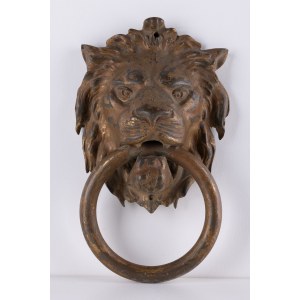 Wheel in the shape of a lion's head, 19th century.