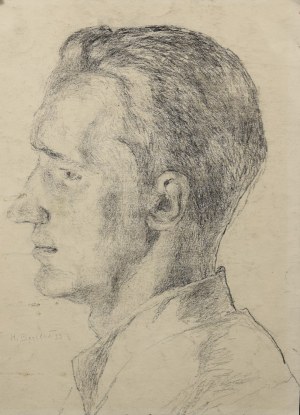 Henryk BERLEWI (1894-1967), Portret mężczyzny z profilu, 1939