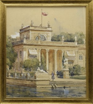 Tadeusz CIEŚLEWSKI ojciec (1870-1956), Pałac na Wodzie [Łazienki Królewskie w Warszawie]
