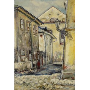 Włodzimierz SAWULAK (1906-1980), Ulica Kanonicza w Krakowie, 1936