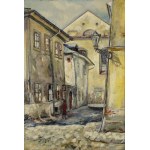 Włodzimierz SAWULAK (1906-1980), Ulica Kanonicza w Krakowie, 1936