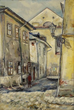 Włodzimierz SAWULAK (1906-1980), Ulica Kanonicza w Krakowie, 1936