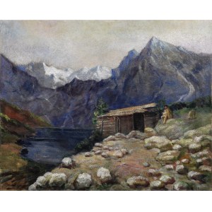 Kazimierz SZMYT (1860-1941), On grazing in the mountains