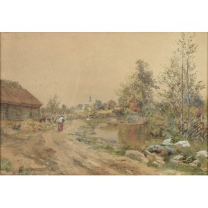 Josef (Joseph) WENGLEIN (1845-1919), The country road