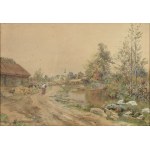 Josef (Joseph) WENGLEIN (1845-1919), Wiejską drogą