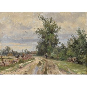 Josef (Joseph) WENGLEIN (1845-1919), Road through the countryside