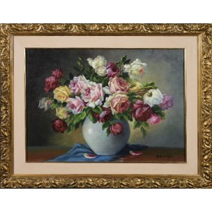 Andrzej ŻYWICKI (1928-1970), Roses in a Vase