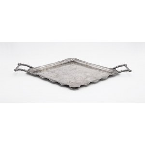 NORBLIN &amp; Co (firm active 1819-1944), Rhombus-shaped tray [intended for the Persian market].