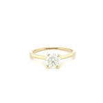 14K YELLOW GOLD RING 2.02 GR WITH DIAMONDS - RNG41001