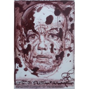 Franciszek Starowieyski (1930 - 2009), Autoportret (Le Grand Berger d'Hollandie), 1996