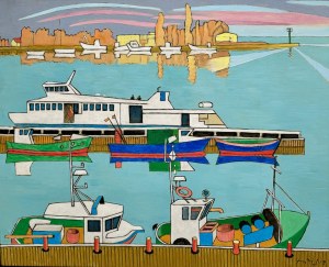 Czesław Tumielewicz, Port w Jastarni, 2019