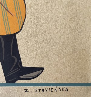 Zofia Stryjeńska (1891-1976), Strój ludowy z Łowicza, 1939