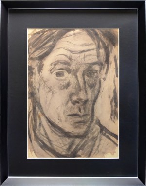 Stanisław Grabowski (1901-1957), Autoportret i śpiąca kobieta (obraz dwustronny)