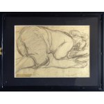 Stanisław Grabowski (1901-1957), Autoportret i śpiąca kobieta (obraz dwustronny)