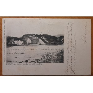 Burgruine Muszyna - Gesamtansicht.