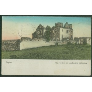 2 ZAGÓRZ - Og. widok str. zachodnio pólnocna,Verl. S. Landesmann, Zagorz, św, kol., ok. 1910,