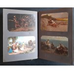 [album z pocztówkami Stary Testament] The Holy Scripture in Pictures (the Old Testament) after the original oil paintings by Robert Leinweber,