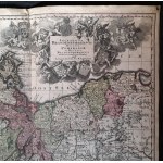 [mapa Brandenburgia] Seutter Matthaeus (1678-1756): Marchionatus Brandenburgensis ducatus Pomeraniae et ducatus Meclenburgicis excusi et venales prostantes apud Matthaeum Seutter S. C. M. G. Augustan, [Augsburg ok.1750?]