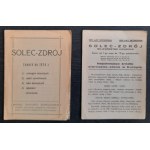 Solec-Zdrój, Dwie broszury reklamowe.