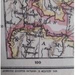 Mapa Chiny,Korea,Japonia 1904 r.