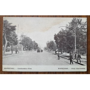 Warszawa.-Aleja Ujazdowska.