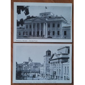 Warsaw.4 postcards issued by S.W.