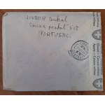 Koperta z listu do Obozu dla Internowanych Polaków w Lizbonie 1941 r.