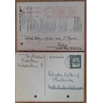 Końskie,Machory.13.kart pocztowych kierowanych do Fabryki Tektury w Machorach