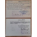 Dwie karty pocztowe firmy Simens:Lizbon i Belgrad 1935 r.