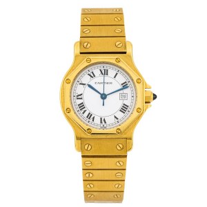 Cartier Santos Octagon ref. 2965 "NOS", automatico…