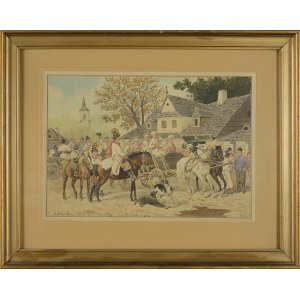Kajetan KOSIŃSKI (1847-1935), Le mariage de Cracovie