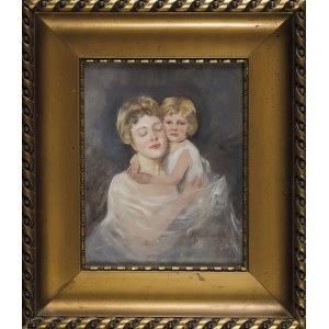 Tadeusz AJDUKIEWICZ (1852-1916), Femme avec enfant