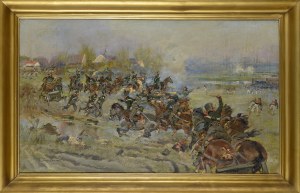 Jerzy KOSSAK (1886-1955), Zmiana pozycji artylerii gen. Bema pod Ostrołęką