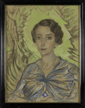 Stanisław Ignacy WITKIEWICZ (WITKACY) (1885-1939), Portret kobiety, XII 1934