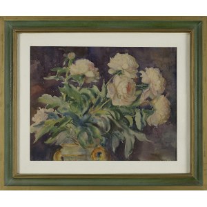 Antoni CHRZANOWSKI (1905-2000), White peonies