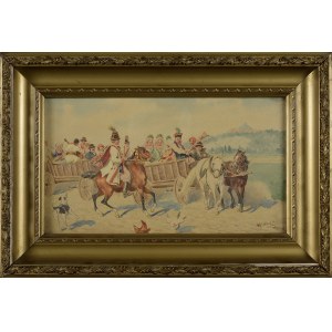Kajetan KOSIŃSKI (1847-1935), Le mariage de Cracovie