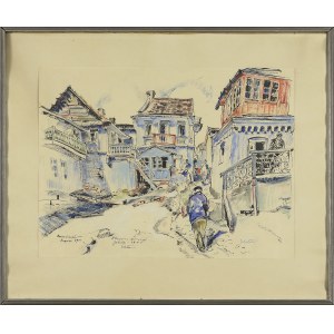 Erwin ELSTER (1887-1977), Street in Krzemieniec, 1939