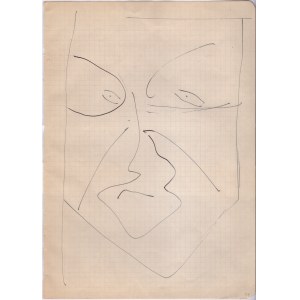 Jerzy PANEK (1918-2001), Tête - Autoportrait III