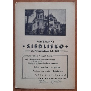 Krynica.Siedlisko Gästehaus Piłsudskiego Straße