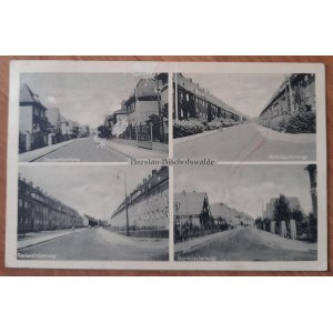 Wrocław. Quatre vues. Breslau-Bischofswalde