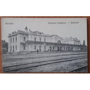 Bochnia.Railway station-Bahnhof
