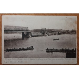 Varsovie, traversée de la Vistule jusqu'à Praga.