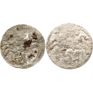 Lithuania Dwudenar 1620-1621 Vilnius Lot of 2 coins