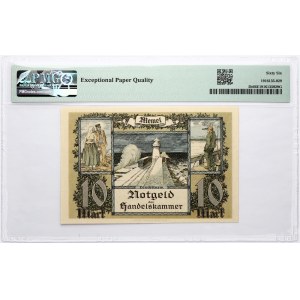 Lithuania Memel 10 Mark 1922 PMG 66 Gem Uncirculated EPQ